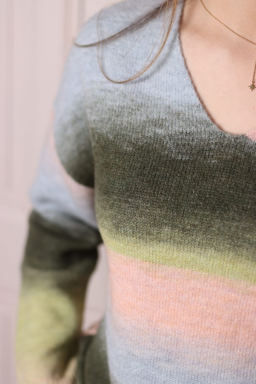 FUD07PU - PULL  V MULTICOLORE - 25H – Image 2