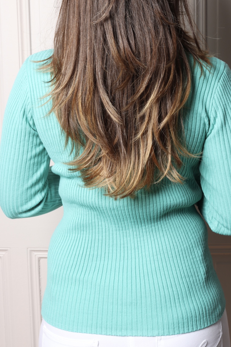 FEL02 - PULL CHAUSSETTE COL MONTANT - 25H – Image 4