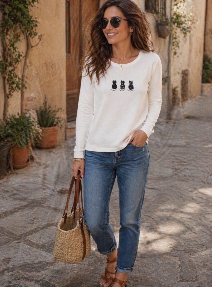 FEL50 - Tee Shirt Ras Du Cou