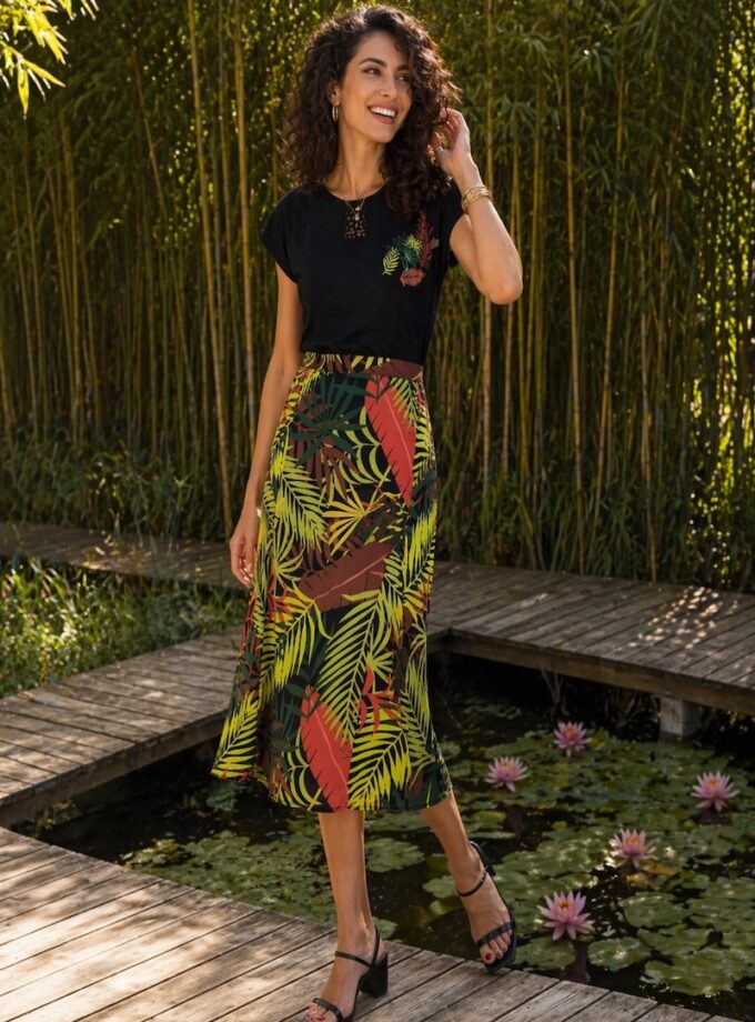 MAY10J - Jupe Imprimée